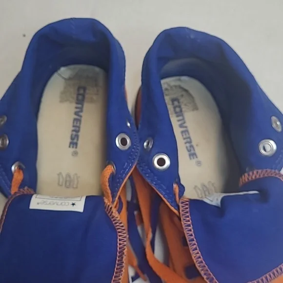 Orange and Blue Flip Down Converse - Picture 9 of 9